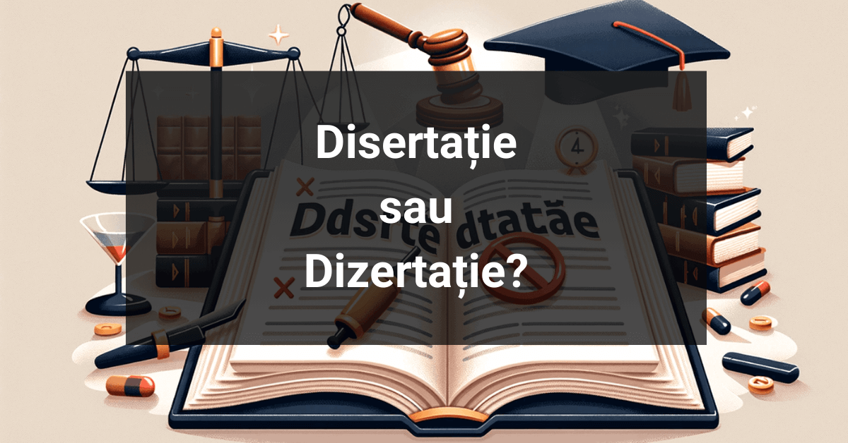 Cum se scrie corect: "Disertație" sau "Dizertație"?