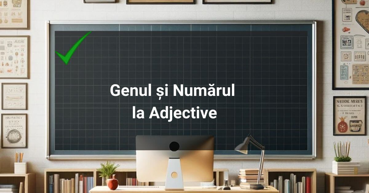 Genul și Numărul la Adjective