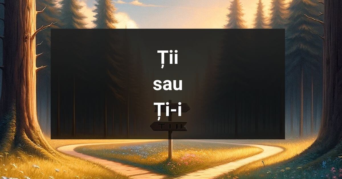 Ți sau Ții sau Ți-i? Cum să scriem corect în limba română
