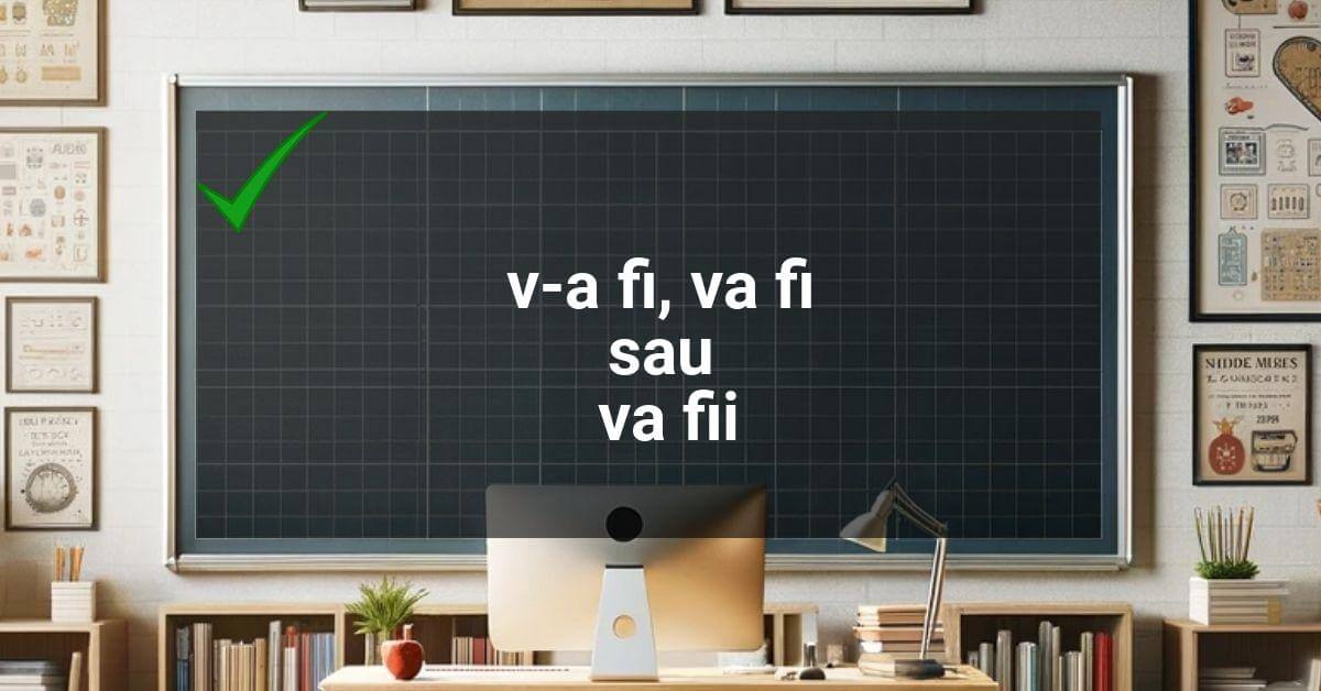 Cum se scrie corect: v-a fi, va fi, va fii?