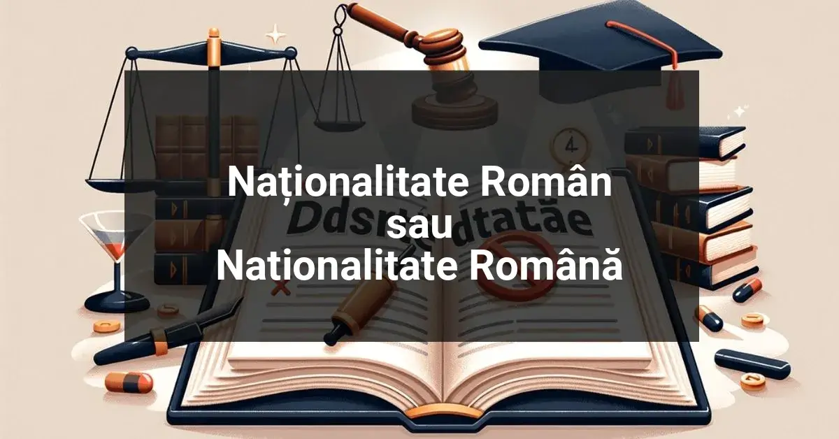 Naționalitate Român sau Română: Cum e corect?