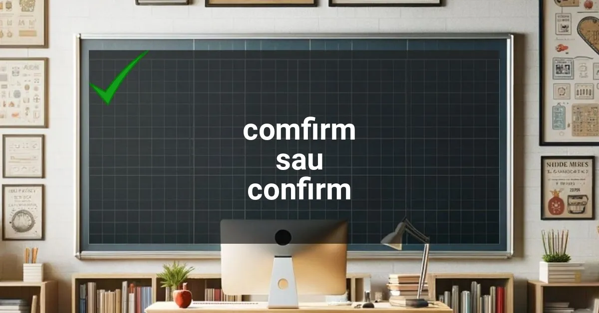 Cum spui corect comfirm sau confirm?