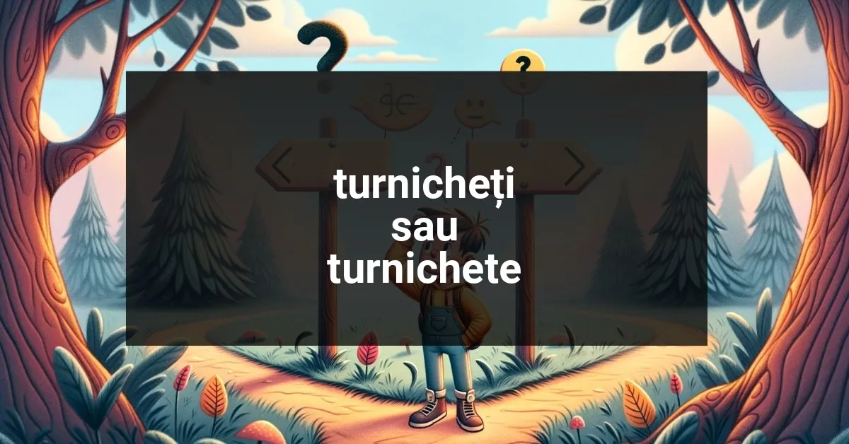 Corect este Turnicheți sau Turnichete?