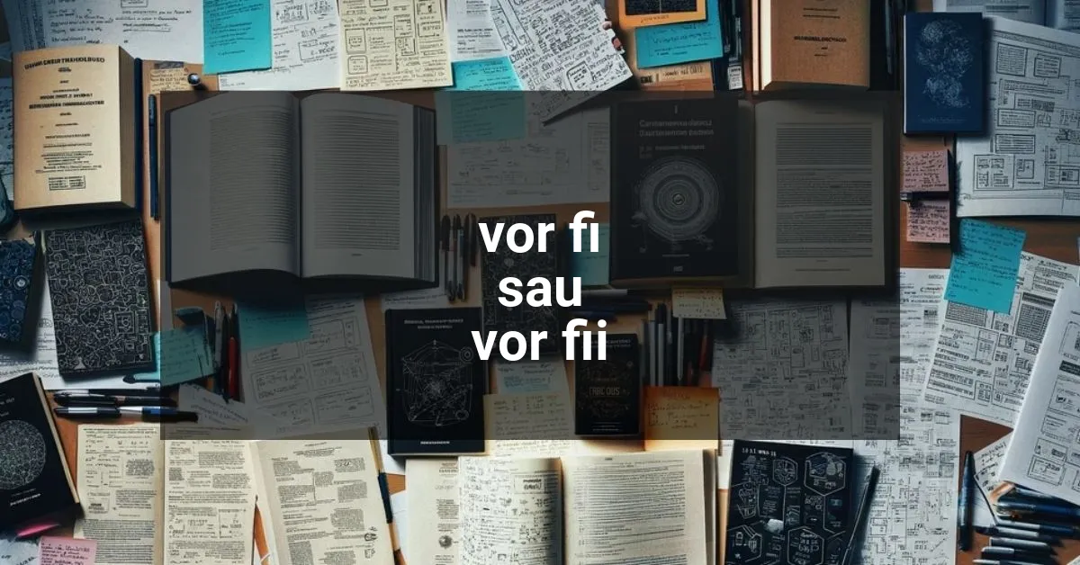 Corect: "Vor Fi" sau "Vor Fii"?