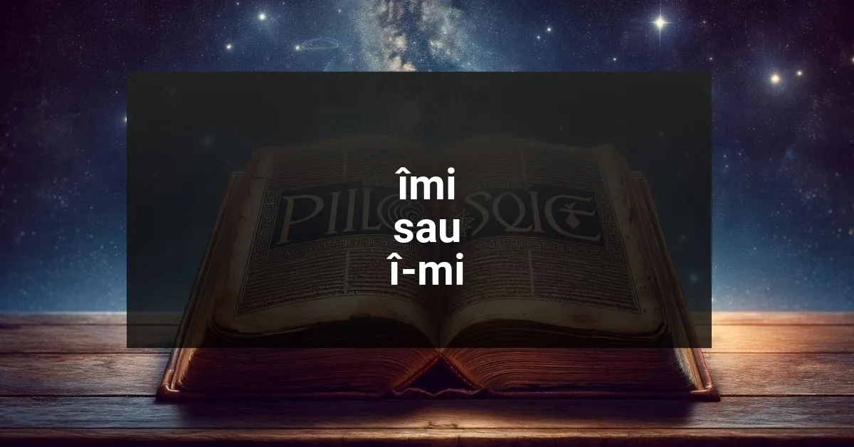 Corect "îmi" sau "î-mi": Cum Scriem Corect Gramatical