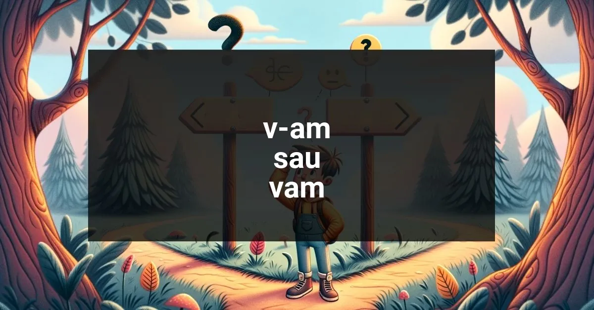 Corect: V-am sau Vam?